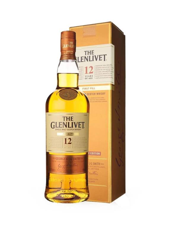 The Glenlivet 12 YO FIRST FILL Single Malt Scotch Whisky 40% Vol. 0,7l u poklon kutiji 1077