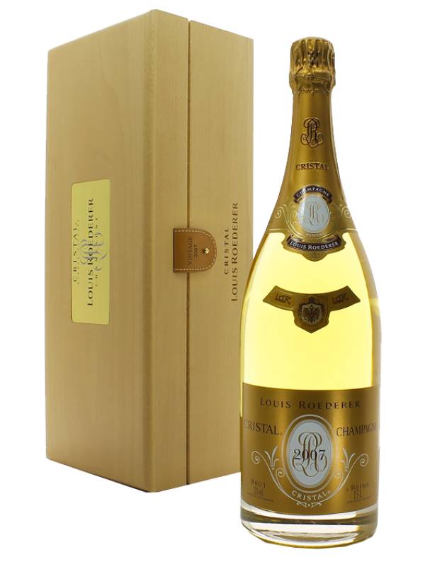 Louis Roederer Champagne CRISTAL MAGNUM 2009 12% Vol. 1,5l u drvenoj poklon kutiji 733