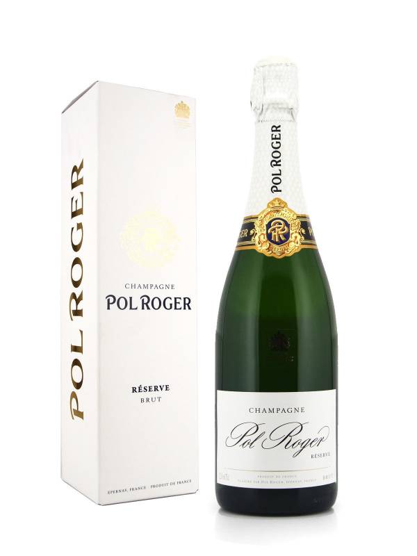 Pol Roger Champagne Réserve Brut 12,5% Vol. 0,75l in Giftbox 837