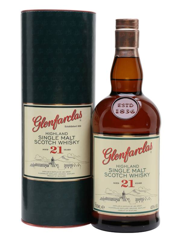 Glenfarclas 21 YO Highland Single Malt Scotch Whisky 43% Vol. 0,7l u poklon kutiji 464