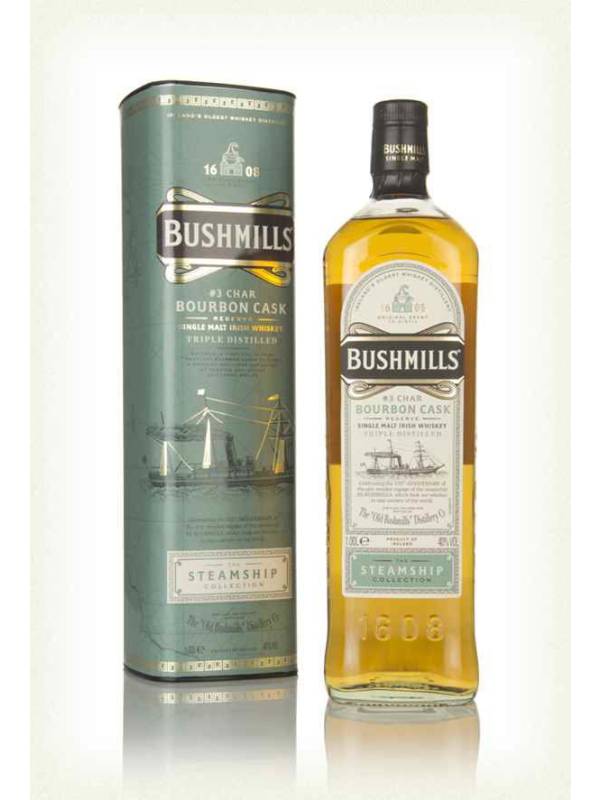 Bushmills CHAR BOURBON CASK Reserve The Steamship Collection 40% Vol. 1l in Giftbox 241