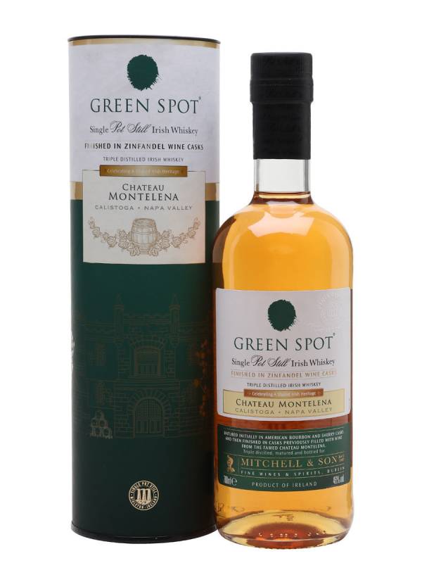 Green Spot CHATEAU MONTELENA Single Pot Still Irish Whiskey 46% Vol. 0,7l u poklon kutiji 505