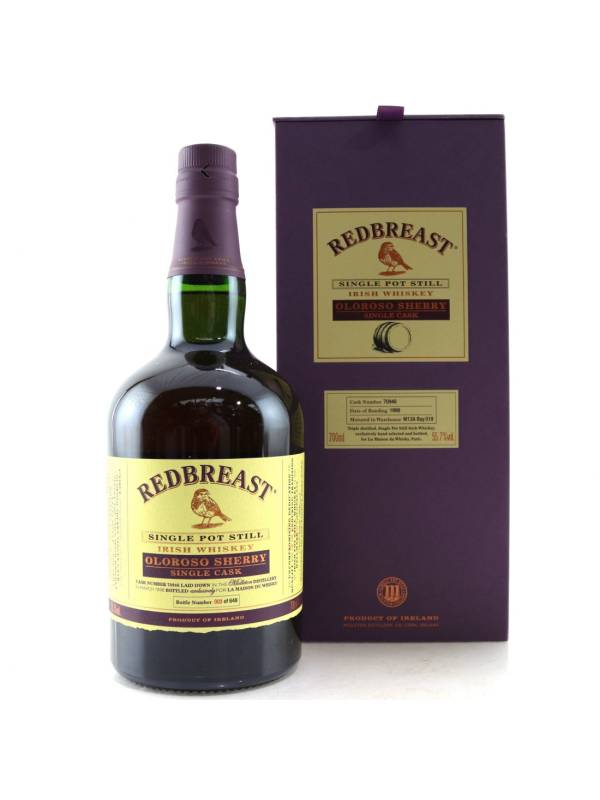 Redbreast OLOROSO SHERRY Single Cask Single Pot Still Irish Whiskey 1998 55,7% Vol. 0,7l in Giftbox 854