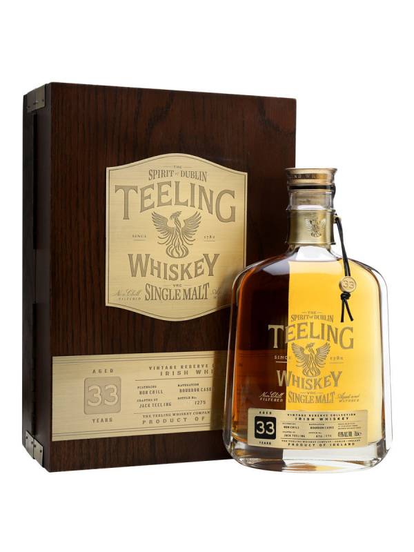 Teeling Whiskey 33 YO VINTAGE RESERVE COLLECTION Single Malt Irish Whiskey 42,9% Vol. 0,7l u drvenoj poklon kutiji 991