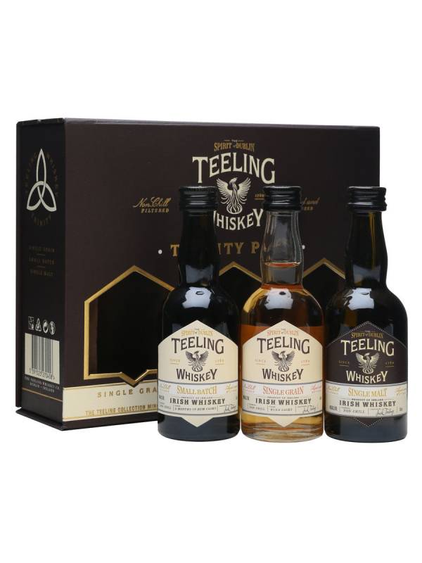 Teeling Whiskey TRINITY PACK Irish Whiskey 46% Vol. 3x0,05l 1003