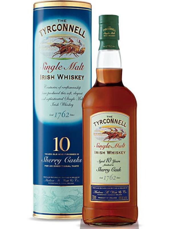 The Tyrconnell 10 Years Old Sherry Cask 46% Vol. 0,7l in Giftbox 1165