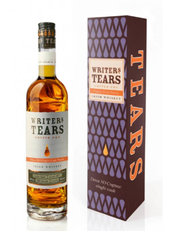 Writer's Tears COPPER POT Irish Whiskey Deau XO Cognac Cask Finish 46% Vol. 0,7l u poklon kutiji 1270