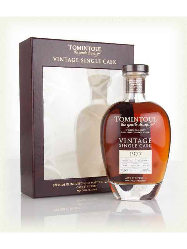 Tomintoul VINTAGE Single Sherry Cask 1977 54,9% Vol. 0,7l in Giftbox 1205