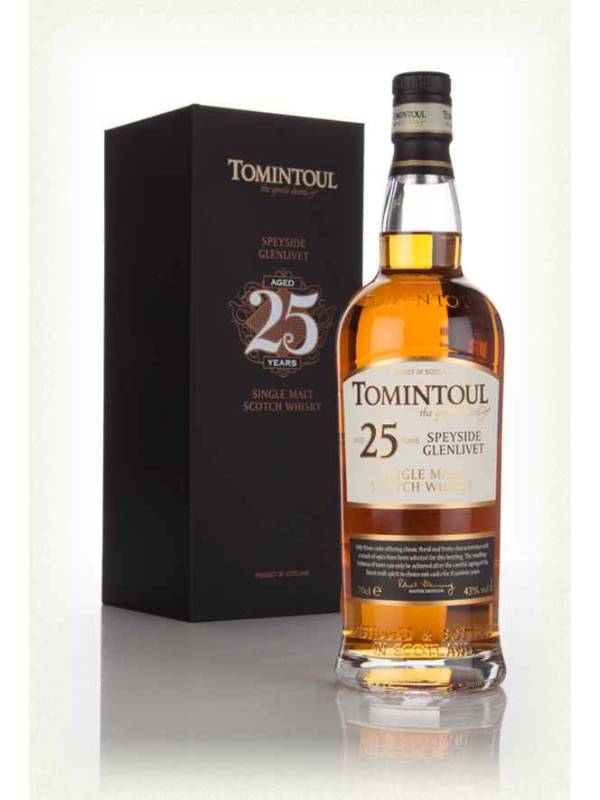 Tomintoul 25 Years Old Single Malt Scotch Whisky 43% Vol. 0,7l in Giftbox 1198