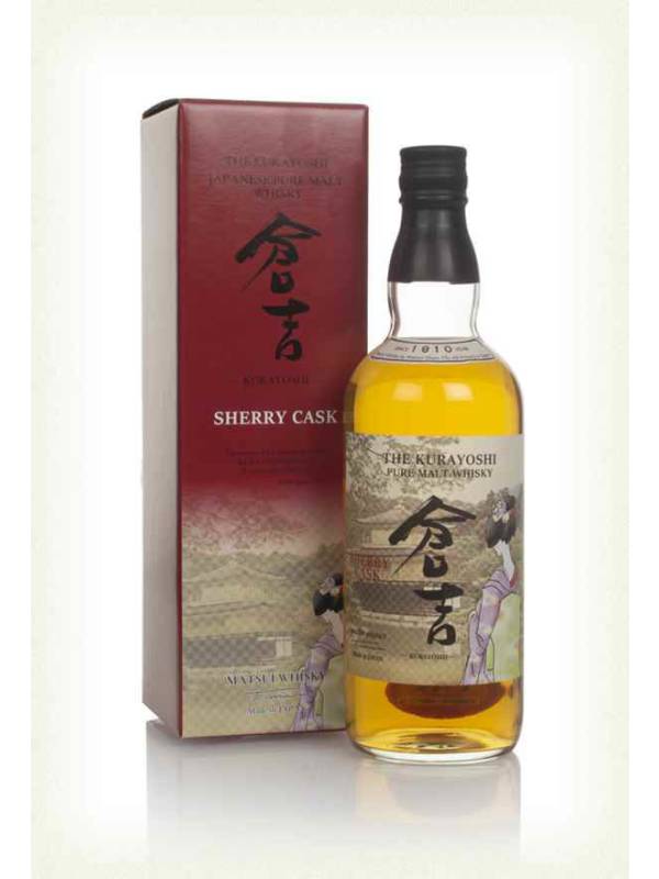 Matsui Whisky THE KURAYOSHI Pure Malt Whisky SHERRY CASK 43% Vol. 0,7l in Giftbox 771