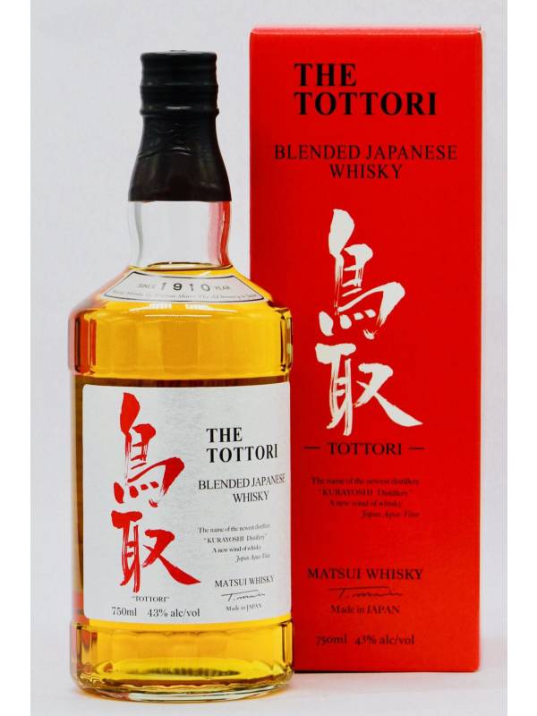 Matsui Whisky THE TOTTORI Blended Japanese Whisky 43% Vol. 0,7l in Giftbox 776