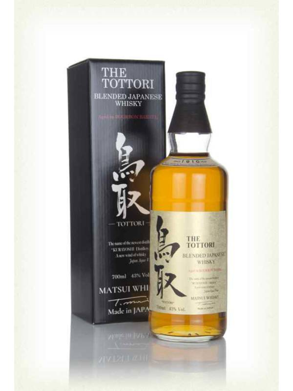 Matsui Whisky THE TOTTORI Blended Japenese Whisky BOURBON BARREL 43% Vol. 0,7l in Giftbox 777