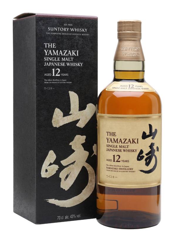 Suntory The Yamazaki 12 YO Single Malt Japanese Whisky 43% Vol. 0,7l u poklon kutiji 960
