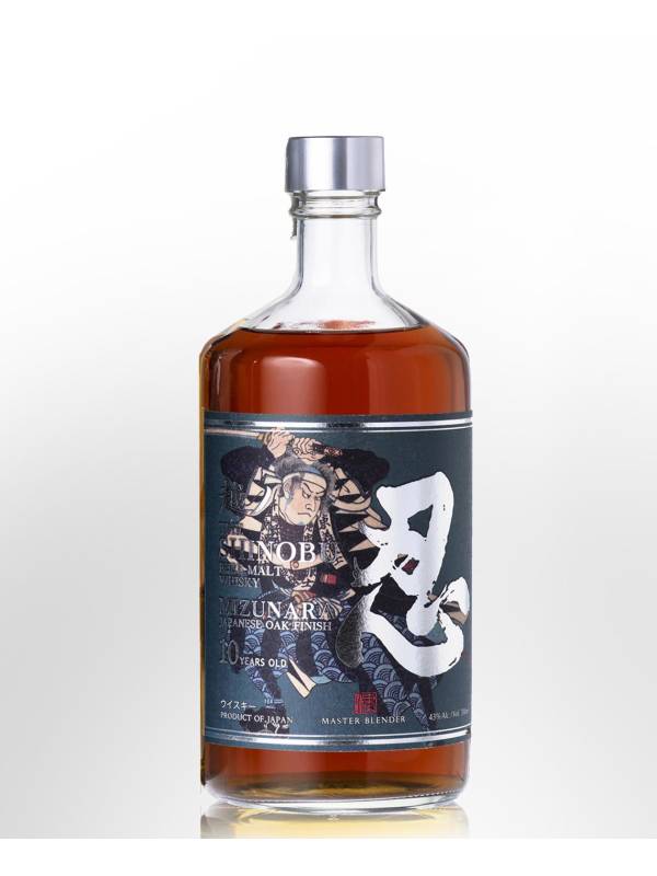 The Shinobu Pure Malt 10 Years Old Whisky MIZUNARA Japanese Oak Finish 43% Vol. 0,7l 1158