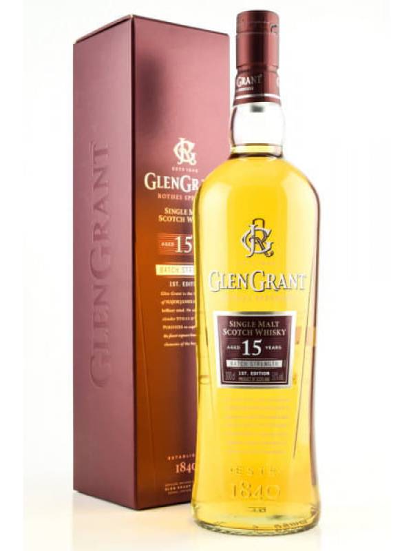 Glen Grant 15 YO Single Malt 50% Vol. 1 l + GB 449