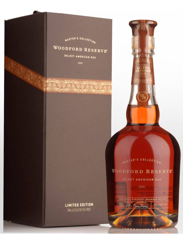 Woodford Reserve Master's Collection Select AMERICAN OAK Kentucky Straight Bourbon Whiskey 45,2% Vol. 0,7l u poklon kutiji 1262