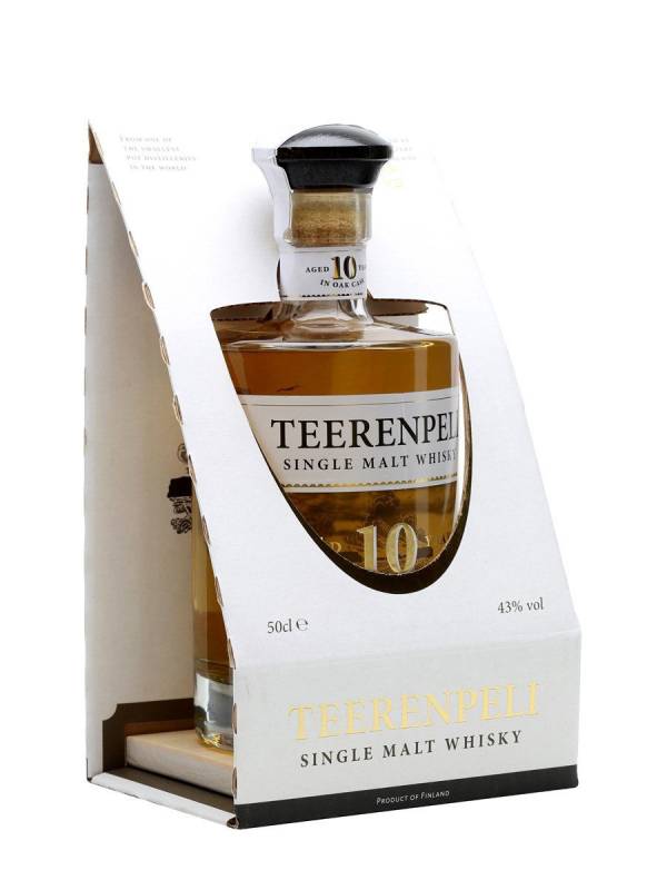 Teerenpeli 10 YO Single Malt Whisky 43% Vol. 0,5l + GB 1004