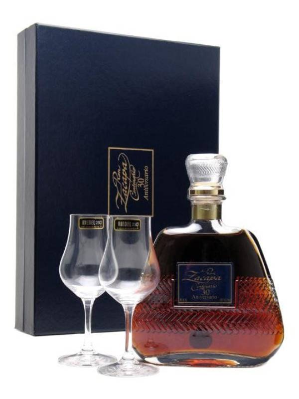 Ron Zacapa Centenario XO Riedel Set 40% Vol. 0,7l u poklon kutiji s 2 čaše 900