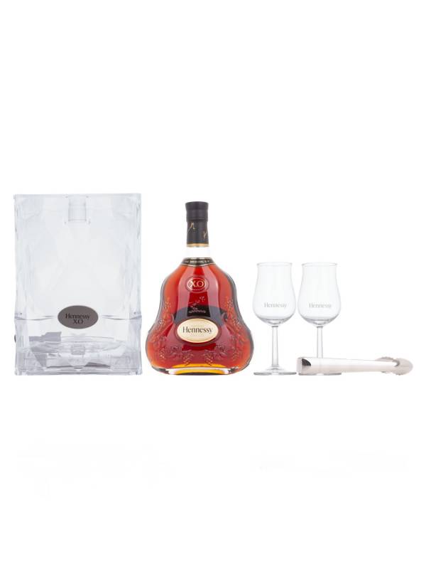 Hennessy XO Cognac Festive Experience 40% Vol. 0,7l u poklon kutiji  / posudi za led s 2 čaše i hvataljkom za led 527