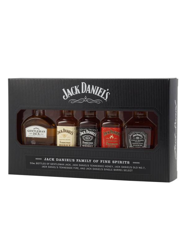 Jack Daniel's FAMILY OF FINE SPIRITS 39% Vol. 5x0,05l u poklon kutiji 580