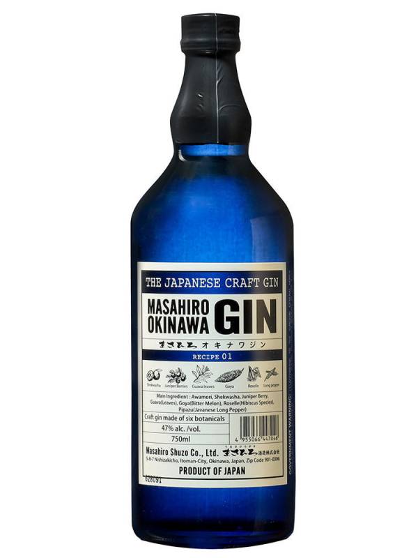 Masahiro OKINAWA Gin The Japanese Craft Gin Recipe 01 47% Vol. 0,7l 766