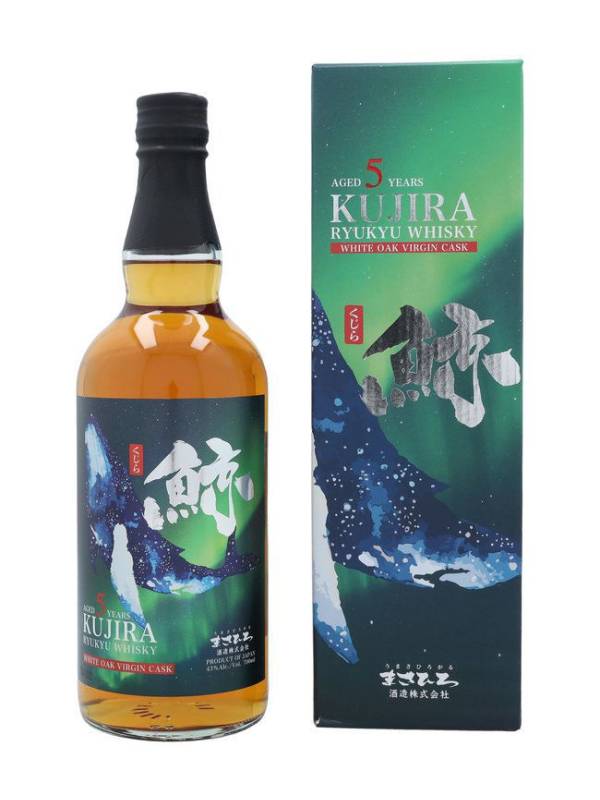 Kujira Ryukyu 5 YO WHITE OAK VIRGIN CASK Whisky 43% Vol. 0,7l u poklon kutiji 671