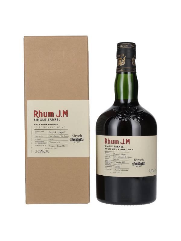 Rhum J.M Single Barrel Vieux Agricole 2015 55,1% Vol. 0,7l u poklon kutiji 864